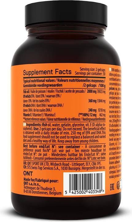 Actual product image QNT Omega 3 (1 Piece, Capsules, 42 g)