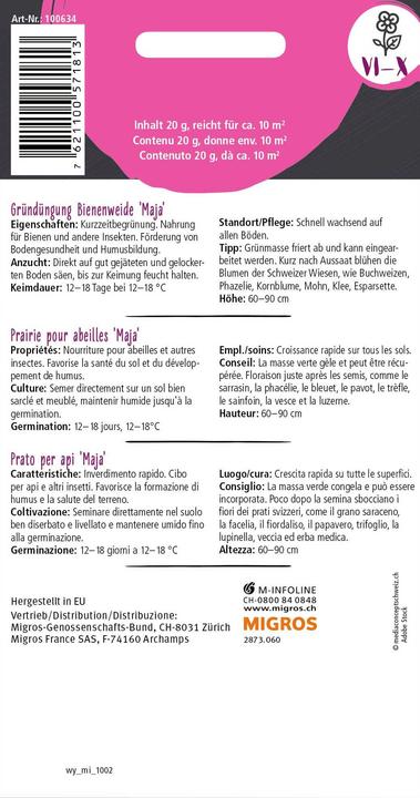 Produktbild Do it + Garden Gründüngung Bienenweide Maja 20g (Blumensamen)