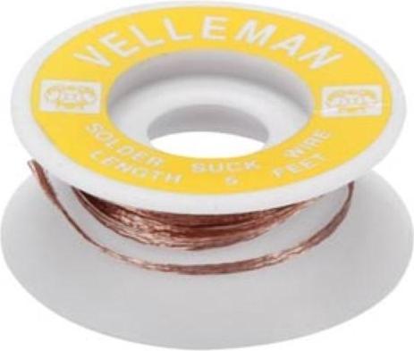 Image du produit Velleman Fil à dessouder (tresses à dessouder)
