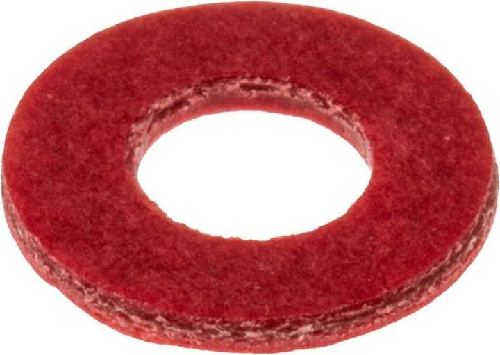 Actual product image RS PRO Fiber washers red M4 (M4)
