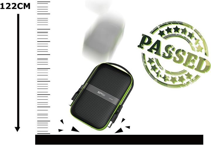Image du produit Silicon Power Armor A60 5TB USB 3.0 2.5 SP050TBPHDA60S (5 To)