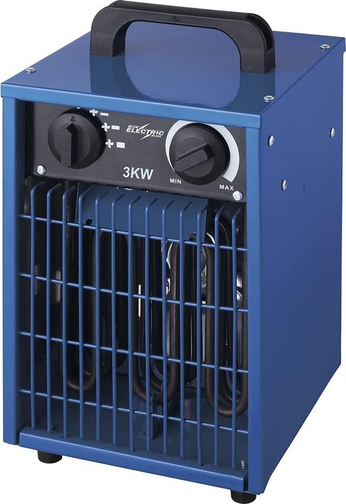 DVA Electric Chauffe-eau 2kw - Chauffe-eau avec thermostat réglable. Interrupteur 4 positions 230V (2000 W)