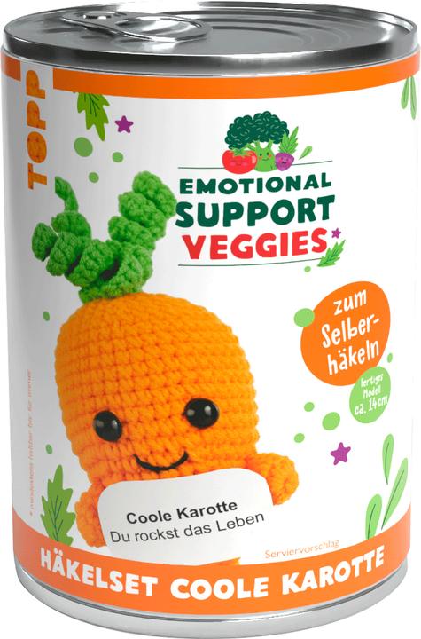 Actual product image Emotional Support Veggies Häkelset