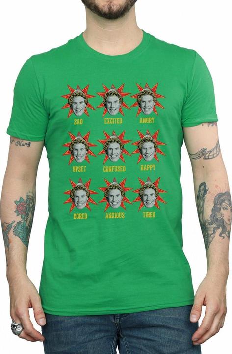 Actual product image Elf Mens Buddy Moods T-Shirt (S)