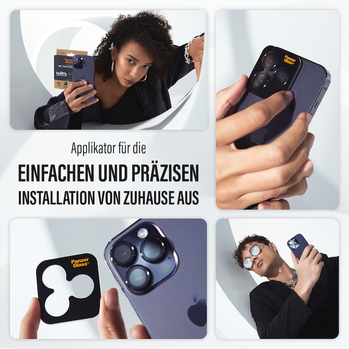 Actual product image PanzerGlass Hoops Camera Lens Protector (1 Piece, Apple iPhone 15 Pro Max, Apple iPhone 15 Pro)