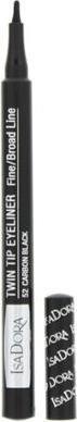 Image du produit Isadora Twin Tip 52 Eyeliner noir carbone 1ml (52 Noir de carbone)
