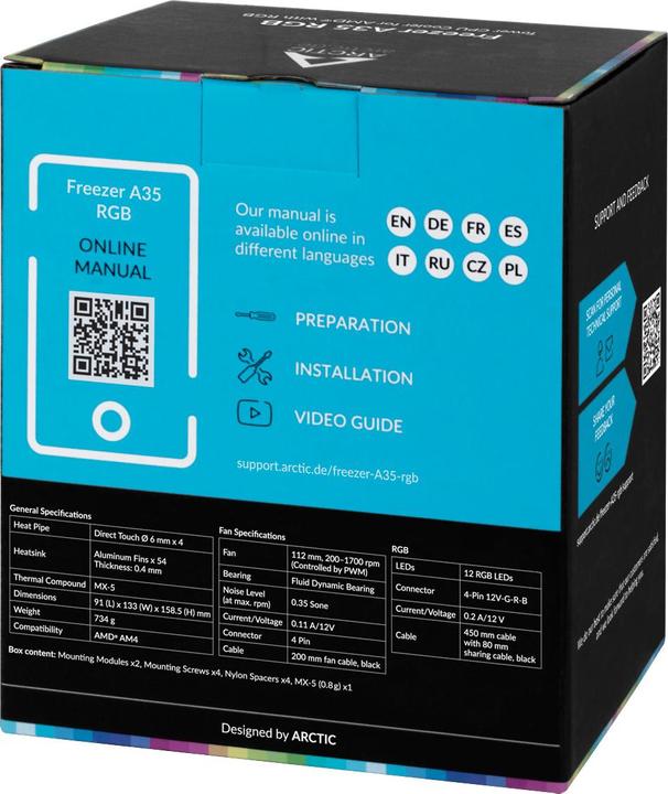 Produktbild Arctic Freezer A35 RGB (158.50 mm)