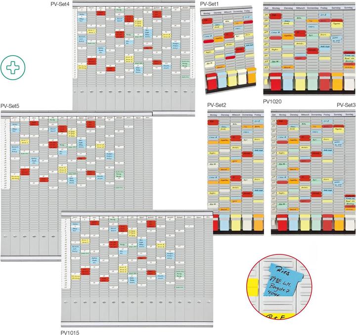 Actual product image Franken PLANNING BOARD 5TRÄG.20FÄCH (6 x 23.5 x 51.5 cm)
