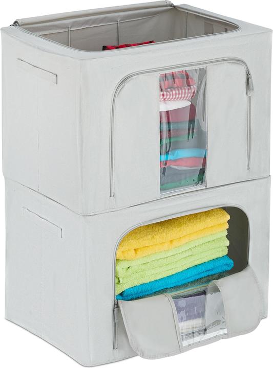 Produktbild Relaxdays Aufbewahrungstaschen-Set (40 x 30 x 20 cm, 100 l)