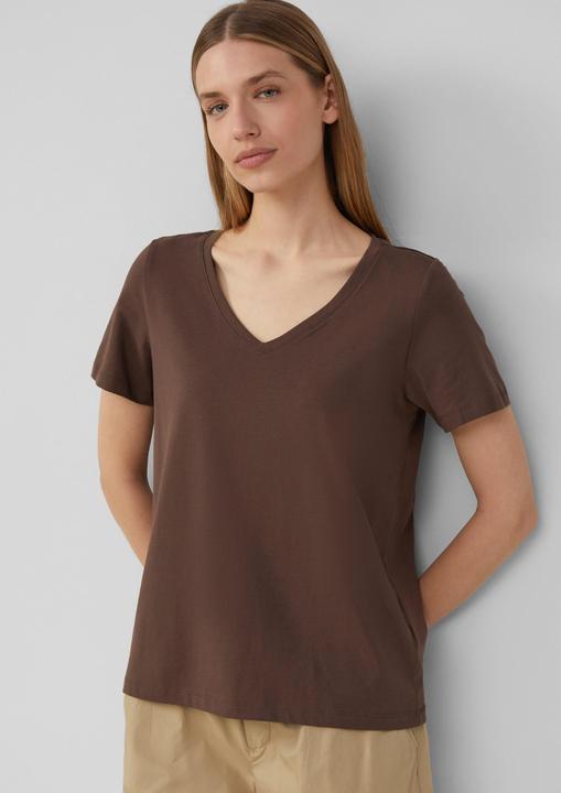 Produktbild S.Oliver T-Shirt T-Shirt mit V-Ausschnitt (34)