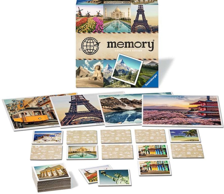 Immagine prodotto Ravensburger Memoria dei collezionisti® Viaggi IT/D/F/I/E/PT (Tedesco, Portoghese, Olandese, Inglese, Italiano, Francese, Giapponese)