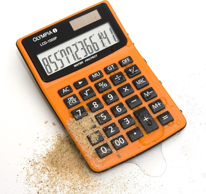 Actual product image Olympia LCD 1000p (Solar cells, Batteries)