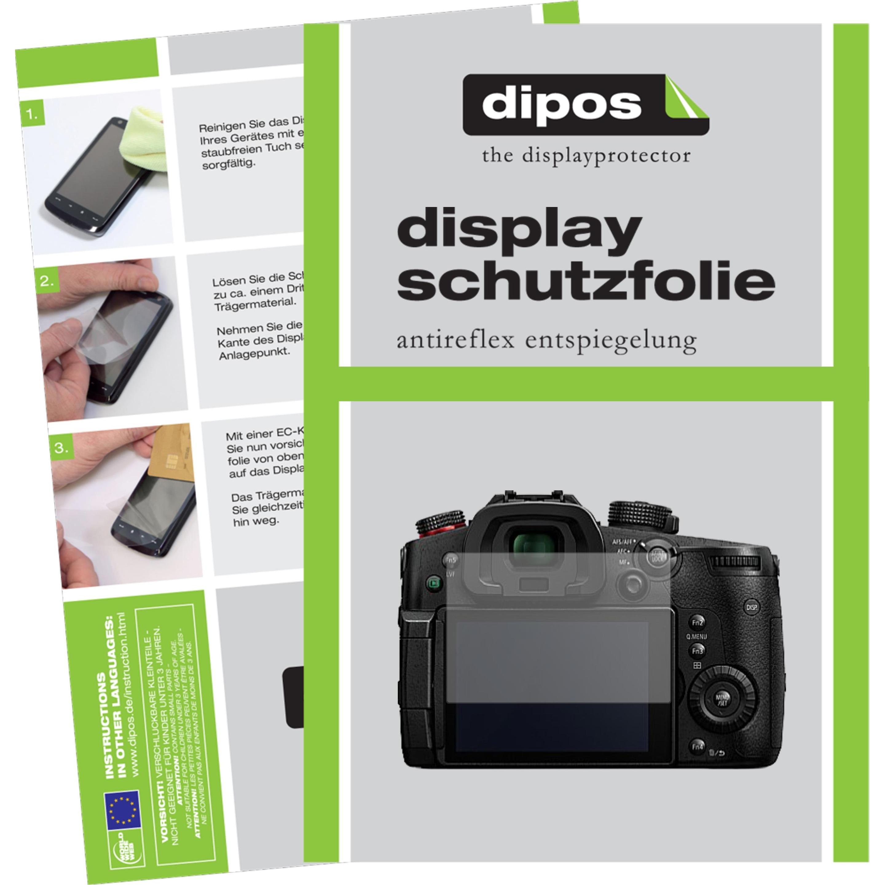 Dipos Displayschutzfolie Antireflex (Displayschutz, Panasonic Lumix DC-GH5S), Kameraschutz, Transparent