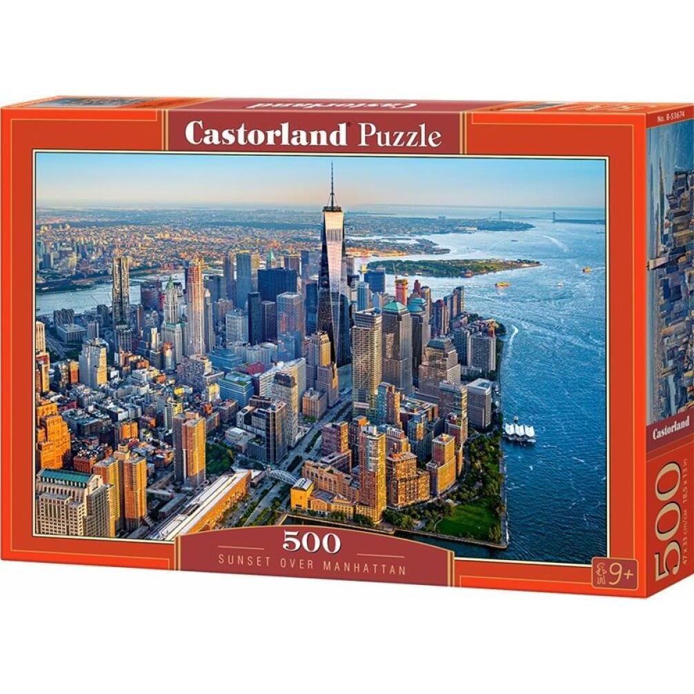 Castorland Sunset Over Manhattan Puzzle 500 Teile (500 Teile)