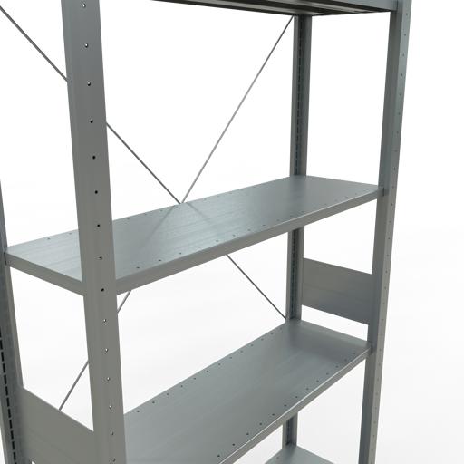 Actual product image Schulte Lagertechnik MULTIplus85 basic racking system with cross braces
