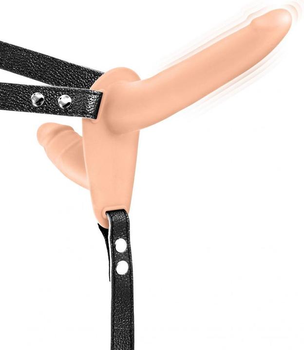 Image du produit Fetish Tentation Double gode ceinture chair vibrant -
