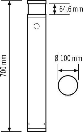Esylux ETSE LED bollard light