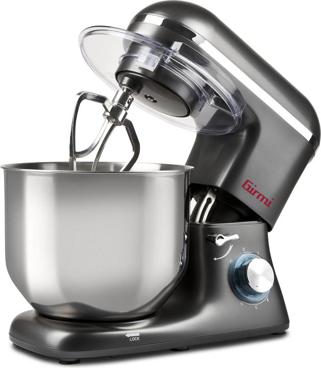 Actual product image Girmi Gastronome 8L Whisk with base 1400 W Black, Stainless steel (1400 W)