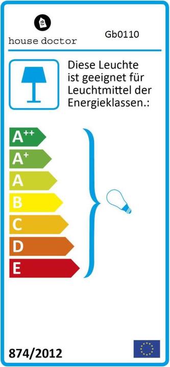 Energielabel House Doctor Opaal (E14)