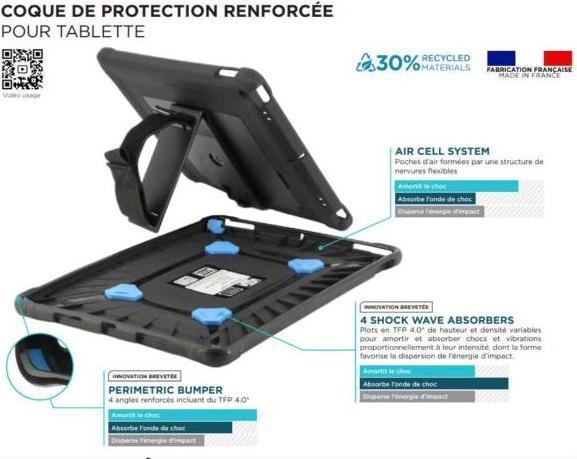 Produktbild Mobilis PROTECH FR-Tablet Case iPad 9,8,7Gen-kraft (iPad)