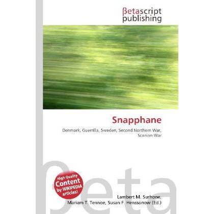 Snapphane, Fachbücher von Susan F. Marseken, Miriam T. Timpledon, Lambert M. Surhone