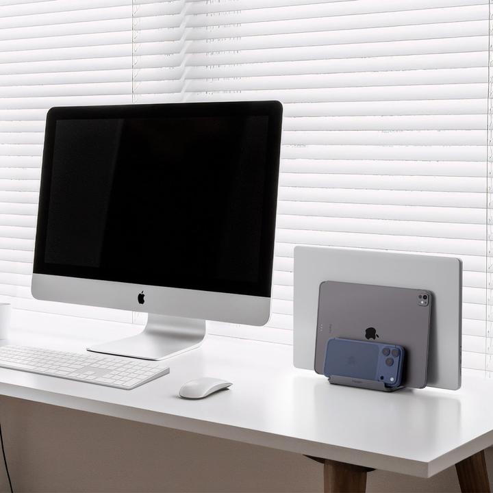Produktbild Spigen Ld208s4 Vertikaler Laptopständer Space Gray