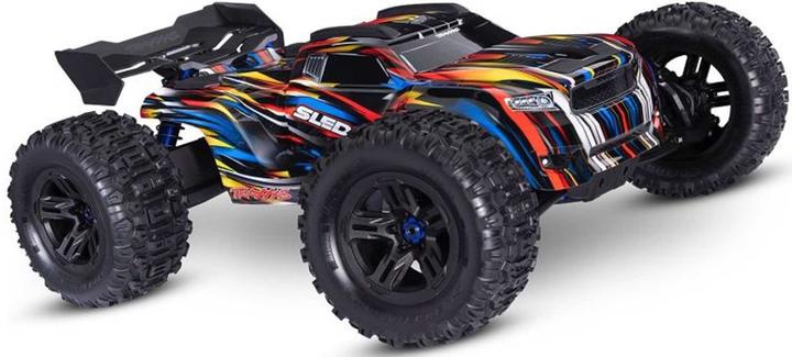 Actual product image Traxxas M.TRUCK SLEDGE BELTED 1:8 4WD EP RTR BLUE OHNE LadegerÃ¤t und OHNE Akku (RTR Ready-to-Run)