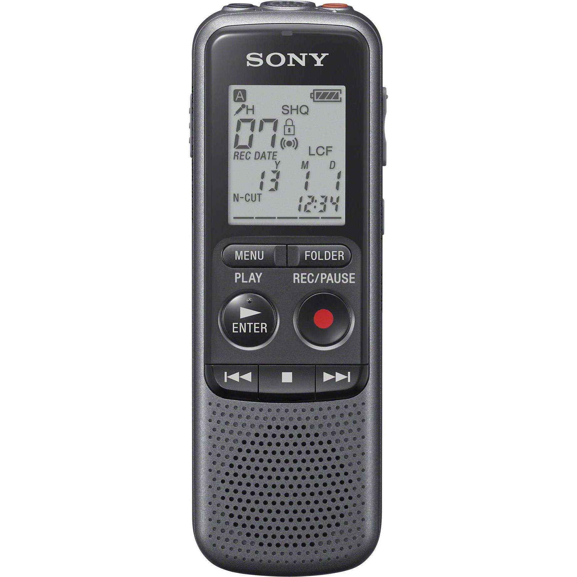 Sony Icd-Px240 (4 GB), Diktiergerät, Schwarz