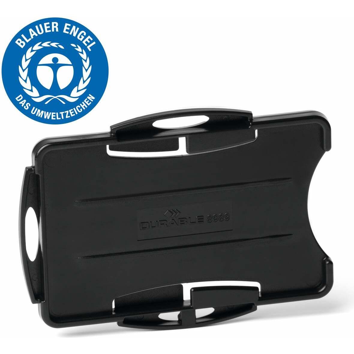 Durable, Informationsschild, Ausweishalter "ECO", fr 2 Karten, grau