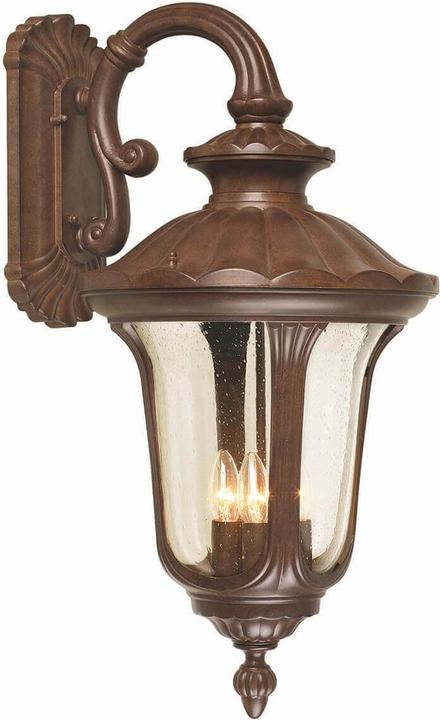 Produktbild Elstead Lighting Chicago Aussen-Wandleuchte E14 4-fach 70cm Down Rostige Bronze Patina IP44 (700 lm, E14, IP44)