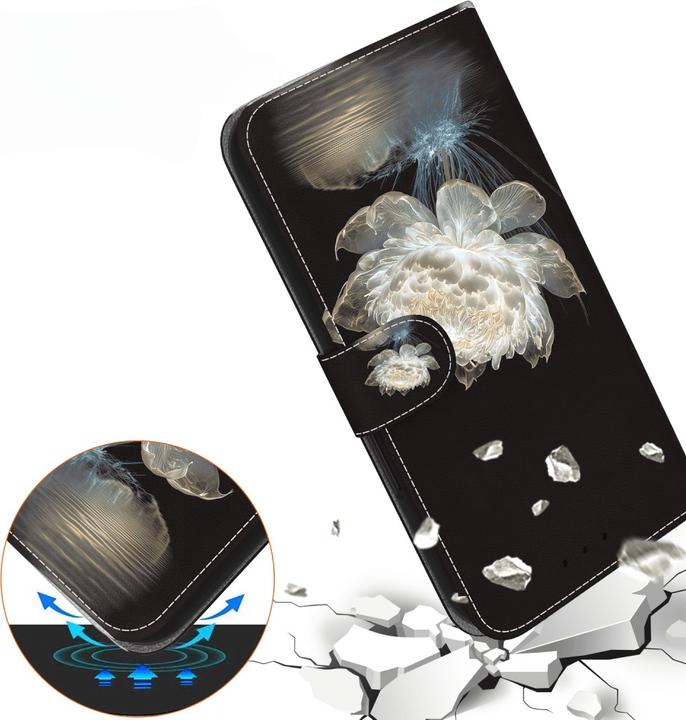 Produktbild Cover-Discount iPhone 16e - Tasche Hülle mit Blüten Motiv (Apple iPhone 16e, Apple iPhone 17e)