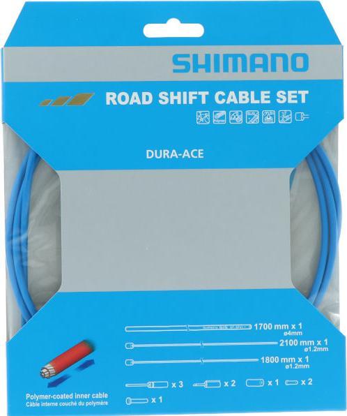 Productafbeelding Shimano Wegschakelkabelset polymeer gecoat