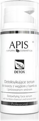 Produktbild Apis Natural Cosmetics APIS Detox Serum detoksykujące serum do twarzy z węglem z bambusa i jonizowanym srebrem 100ml (100 ml)