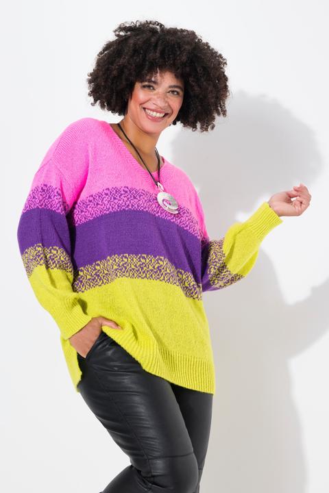 Produktbild Angel of Style Pullover, oversized, Colorbocking, Seitenschlitze (58)