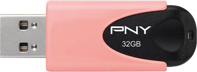 Produktbild PNY ATTACHE 4 PASTEL 32GB USB2 (32 GB, USB-A, USB 2.0)