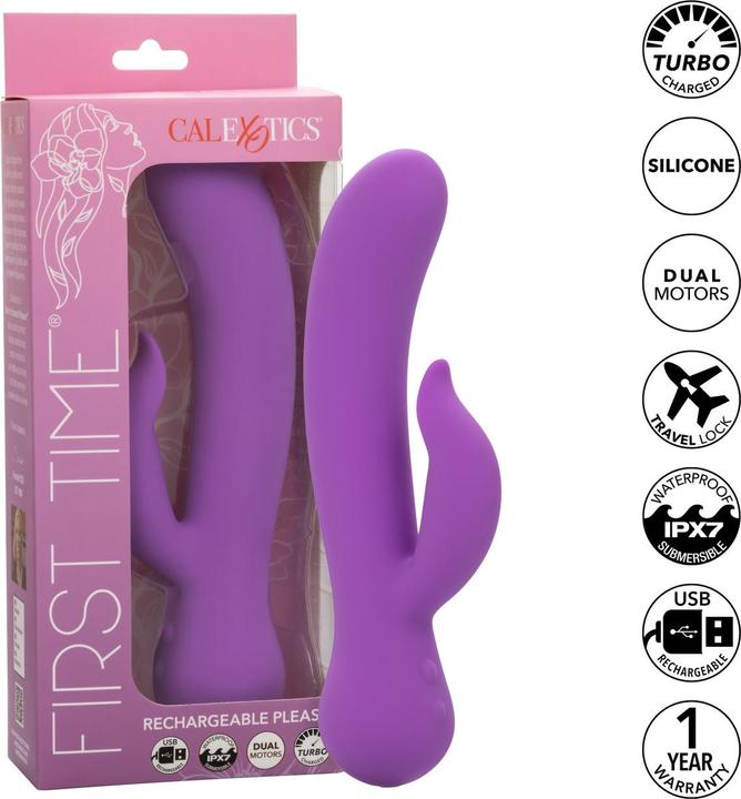 Produktbild CalExotics First Time Vibrator Pleaser Wiederaufladbar Lila