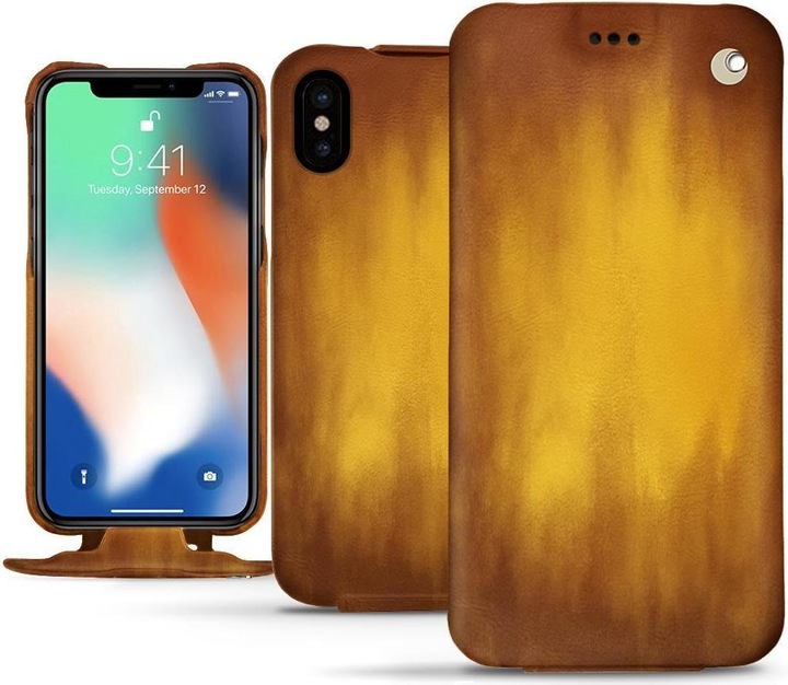 Actual product image Noreve Leather cover vertical (Apple iPhone XS Max)