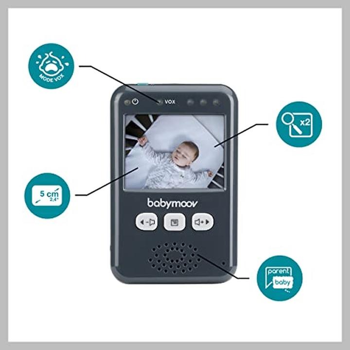 Image du produit Babymoov Babyphone vidéo ESSENTIEL (Vidéo et audio, 250 m)