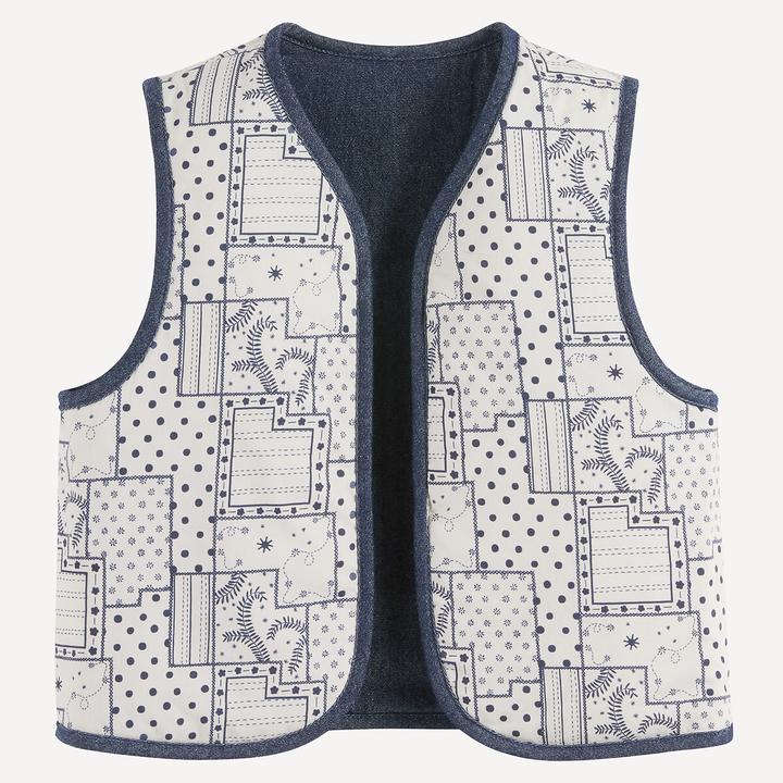 Actual product image La Redoute Collections Ärmellose Weste aus Denim (128)