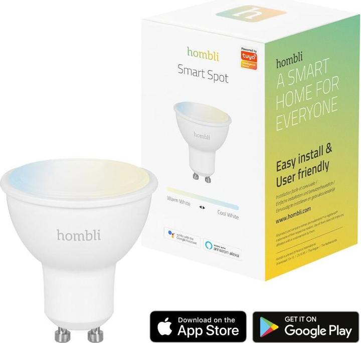Produktbild Hombli Smart Spot (GU10, 4.50 W, 350 lm, 2 x, F)