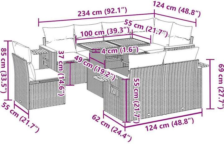 Produktbild vidaXL Erica