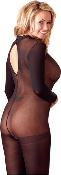 Actual product image Mandy Mystery Long sleeve catsuit ouvert (L, M)