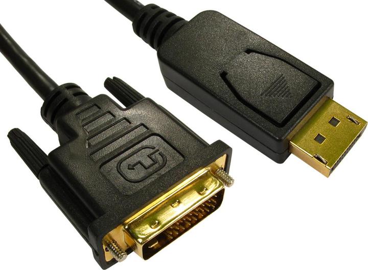Actual product image Cables Direct CDL 3m DisplayPort (M) to DVI (M) (3 m, DisplayPort, DVI)
