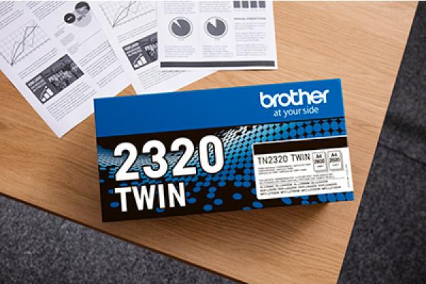 Produktbild Brother TN-2320TWIN (BK)