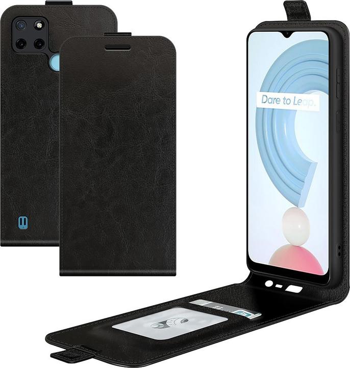 Actual product image Cazy Flip cover compatible with Realme C21Y/C25Y - foldable imitation leather - (Realme C21Y, Realme C25Y)