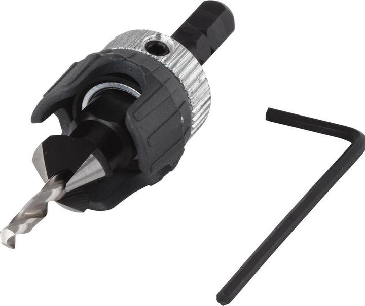 Produktbild wolfcraft 1 Vorbohrer m Senker+Tiefenst. ø3,2x12mm (12 mm, 3.2 mm)