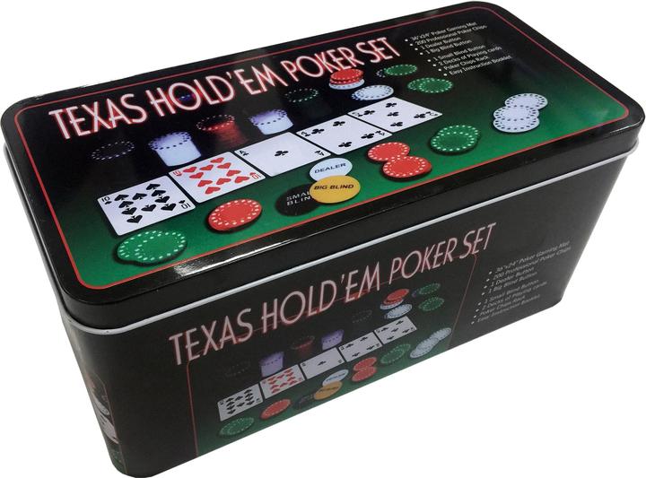 Produktbild NoName Texas Hold‘em Poker Set (Deutsch, Französisch, Italienisch, Englisch)