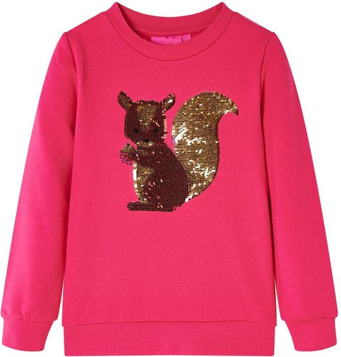 Immagine prodotto vidaXL Felpa da bambino rosa brillante 128,Materiale: 95 % cotone. 5 (128)