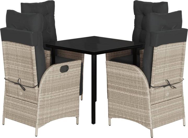 Produktbild vidaXL Garten Essgruppe (80 x 80 x 74 cm)