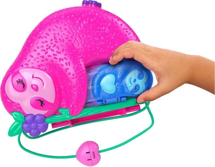 Actual product image Polly Pocket Sloth Family 2-in-1 Purse Compact